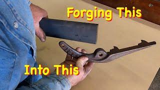 Forging 3/4 x 2 1/2" Steel Bar into a Step Casting | Engels Coach Shop