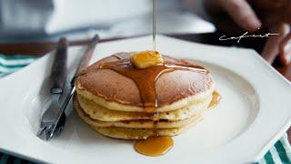 美味しいパンケーキが食べたくなった日。コーヒーと、朝食。