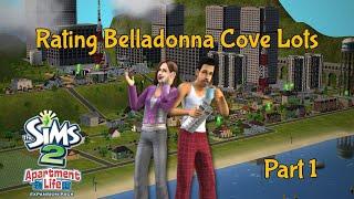 Retro Review: Rating Belladonna Cove Lots in the Sims 2! Part 1