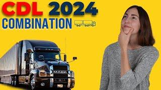 CDL Combination Test 2024 (60 Questions with Explained Answers)