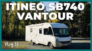 VANTOUR Autocaravana integral ITINEO SB740 2012. | Os enseñamos nuestra casa con ruedas. | VLOG 32.