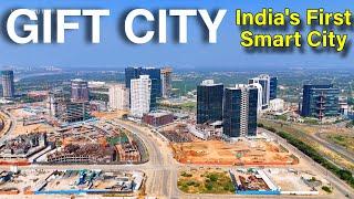 Gift City Update | Gujarat International Financial Tech City Drone View #Gujarat #4k