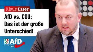 Von CDU zu AfD gewechselt: Abgeordneter erklärt den Unterschied! – Klaus Esser (AfD)