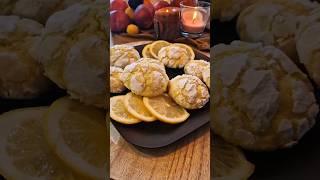 Lemon marble cookies (recipe in the description)#baking #recipe #delicious