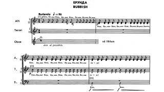 [Valery Gavrilin] Chimes, Symphony-Drama for Choir, Soloists, Oboe and Percussion (Score-Video)