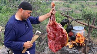 БАРАНИНА ЗАПЕЧЕННАЯ в ЗЕМЛЕ | Mutton cooked on the ground |  Yashar Bek