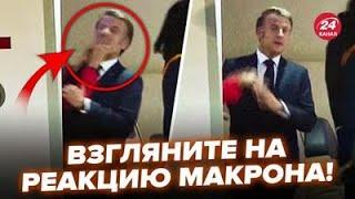 Макрон ОТХВАТИЛ ЛЕЩА от жены, внимание на реакцию! Ляп попал на видео, семейные разборки рвут сеть
