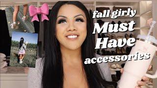 pink fall girly haul! | pretty Pinterest inspired accessories | Francesca Fox