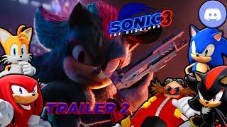 The Sonic Squad Reacts to The Sonic 3 Movie Trailer #2!!!