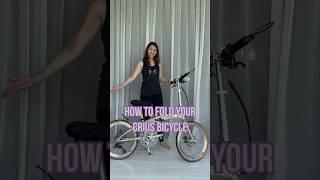 How to fold your Crius Velocity Foldable Bicycle