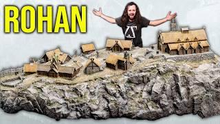 The BIGGEST wargaming board in YouTube History! Edoras Lord of the Rings Warhammer Scenery