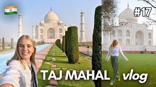 We Visited The TAJ MAHAL, Trying Local food & Shopping for Holi in INDIA  - Vlog #17