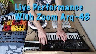 New Music Live Performance by Nub  (Korg minilogue XD, Elektron Model Samples, Zoom Arq-48)