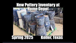 Huge Planter Pots at Home Depot for a GREAT Price | Cheap | Affordable | Frugal Gardening