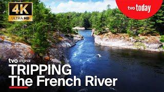 Paddle down scenic Ontario river in 4K canoe POV | TRIPPING The French River (2024) | TVO Original