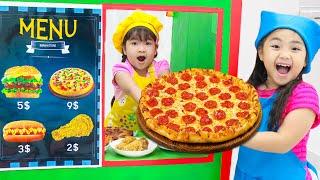 Annie Pretend Play with Fast Food Drive Thru Kitchen and Cooking Toys for Kids