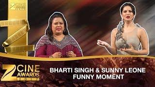 Bharti Singh & Sunny Leone | Funny Moments | Zee Cine Awards 2017