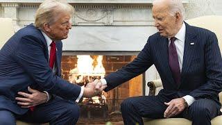 USA : de retour à Washington, Trump rencontre Biden à la Maison Blanche