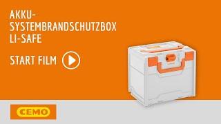 Die neue Akku-Systembrandschutzbox Li-SAFE (DE) – Akkus sicher transportieren und lagern