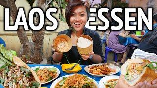 Die Ultimative FOOD TOUR durch Vientiane, Laos 