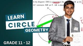 Circle Geometry Made Easy! | Solving a Tricky Grade 11 & 12 Question