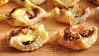 Brie and Jam Puff Pastry Appetizers | QUICK! | RecipesAreSimple