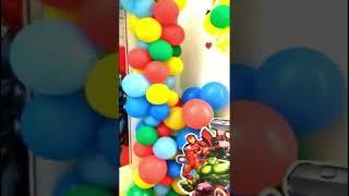 Watch over this simple Avengers Birthday Decoration at home | Superhero| Boys #shorts #youtubeshorts