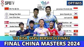 JADWAL FINAL CHINA MASTERS 2024 HARI INI #chinamasters2024