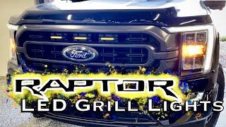 F150 Raptor Lights | FORD F150 XLT | LED Raptor Lights | LED Grill Lights 2021 2022 2023 models