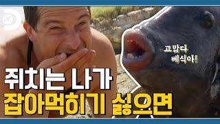 쥐치고 힘들 때~ 내게 기대~ (위로 잘 구워지는 쥐치) [Man Vs Wild]