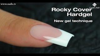 Step-By-Step Tutorial to Sculpting Square Nails Using Crystal Nails Rocky Cover Hard Gel