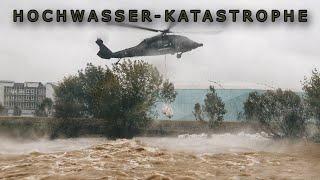 HOCHWASSER-KATASTROPHE | BUNDESHEER BLACK HAWK zur Unterstützung bei DAMMBRUCH!