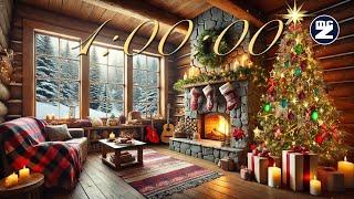 ⏳ HD 1 Hour Timer #Countdown - #Christmas #Fireplace -  60 Minute #Timer With Christmas Music