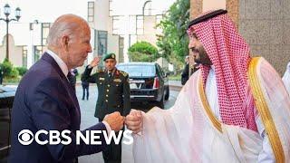 Biden fist-bumps Saudi Crown Prince Mohammed bin Salman