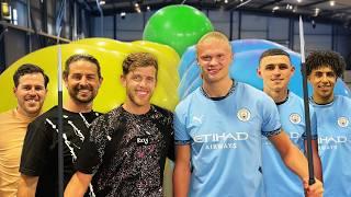 Giant Balloon Popping Vs Haaland, Foden & Lewis from Man City!