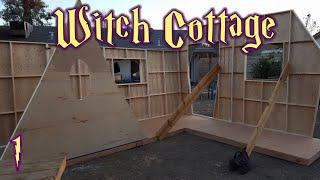 Making A Witch's House Decoration - Starting A Fun Witch Cottage Build