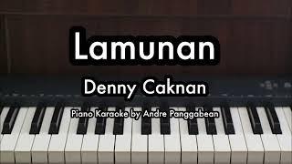 Lamunan - Denny Caknan | Piano Karaoke by Andre Panggabean