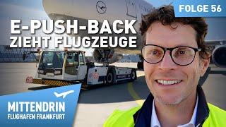 Mit E-Schlepper übers Vorfeld des Frankfurter Flughafen | Mittendrin - Flughafen Frankfurt 56