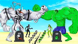 Evolution Of HULK Family Vs Evolution Of ANTI-VENOM Family : Who Is The King Of Super Heroes ?