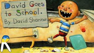 David Goes to School - Animated Read Aloud Book for Kids