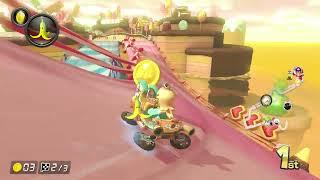 Sweet Sweet Canyon - Mario Kart 8 Deluxe 50cc Gameplay (Rosalina driving The Prancer)