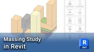 Autodesk Revit - Massing study in minutes!