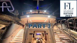 FLIBS 2021 - Water Taxi Tour of Yachts & Show at Night - Fort Lauderdale International Boat Show