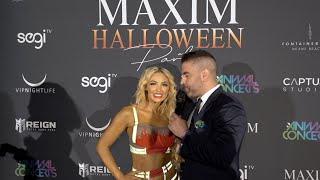 Bethany Giura 2021 Maxim Halloween Party Red Carpet in Miami