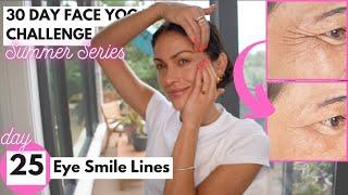 Day 25: Eye Corner Lines  | 30 Day Face Yoga Challenge: 5 Min a Day for best face