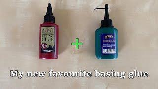 DRW - Quick Tips #3 - My new favourite basing glue (mixing AP and GF9 after testing and comparing)