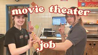 working at a movie theater