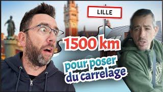 On traverse la FRANCE pour poser du carrelage GRAND FORMAT !