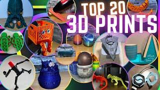 Top 20 Cool  FREE 3D Prints You Need to Try!  #CordWinder #StarWars #ChipClip  #BananaForScale