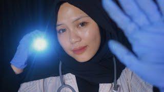 ASMR DOCTOR ROLEPLAY - Cranial Nerve Exam for deep sleep